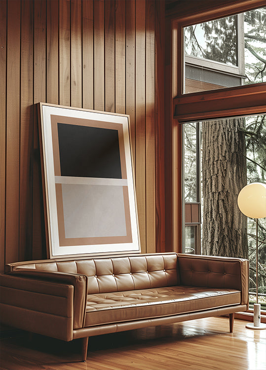 Black and Brown Blocks Plakat