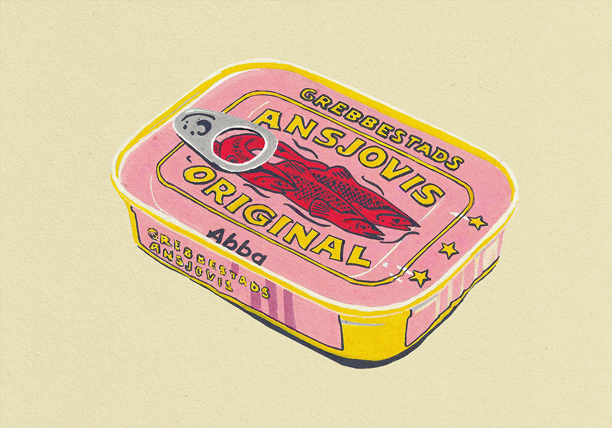 Abba Ansjovis Plakat