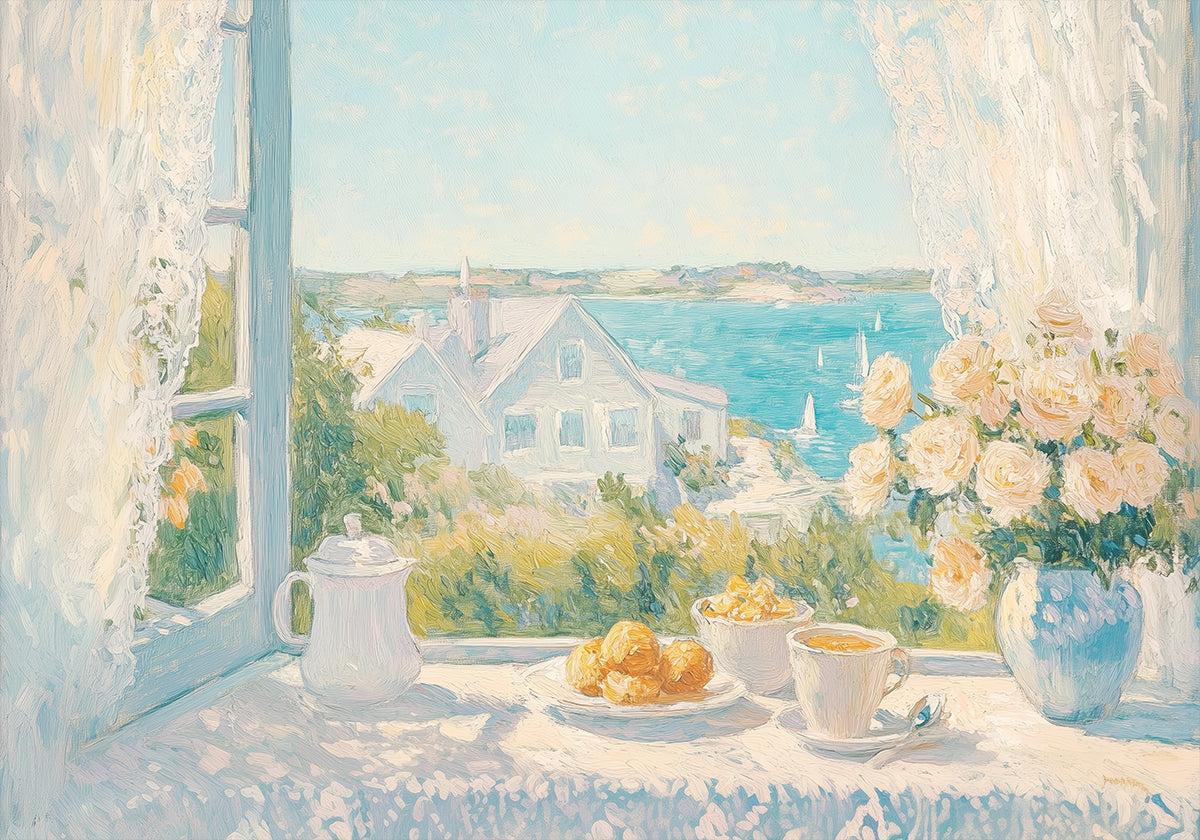 Morning Serenity by the Sea Plakat