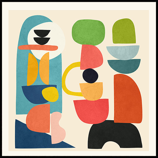 Minimal Abstract Geometry 2 Plakat