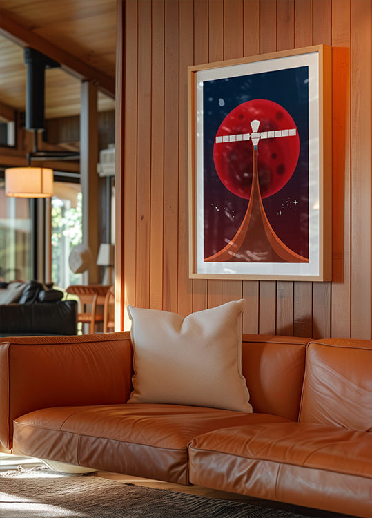 Mars Space Art Plakat