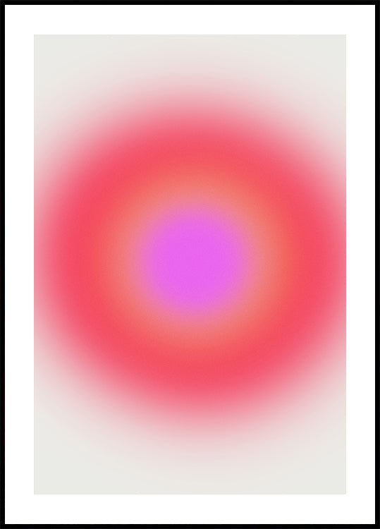Radiant Glow Sphere Plakat