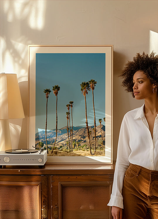 Palm Springs Morning on Film Plakat