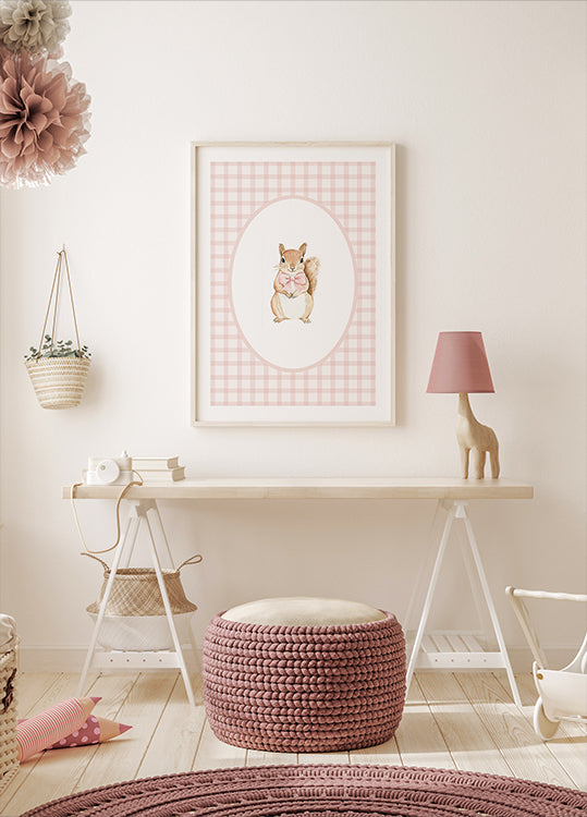 Squirrel Watercolor Plakat