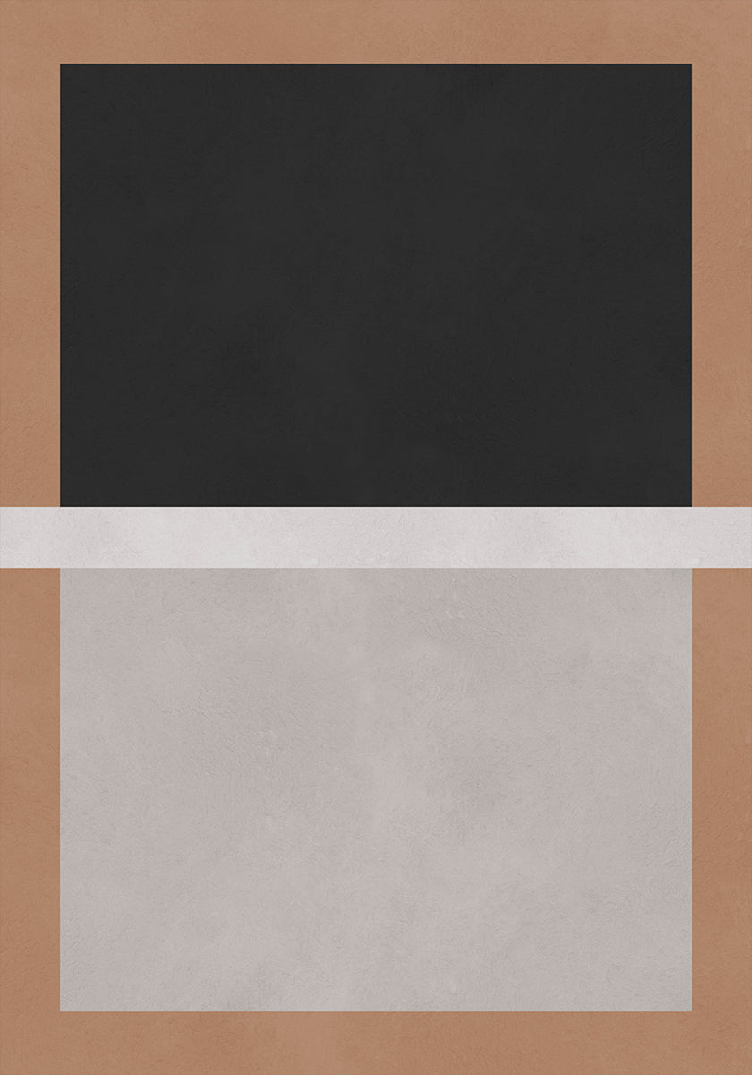 Black and Brown Blocks Plakat
