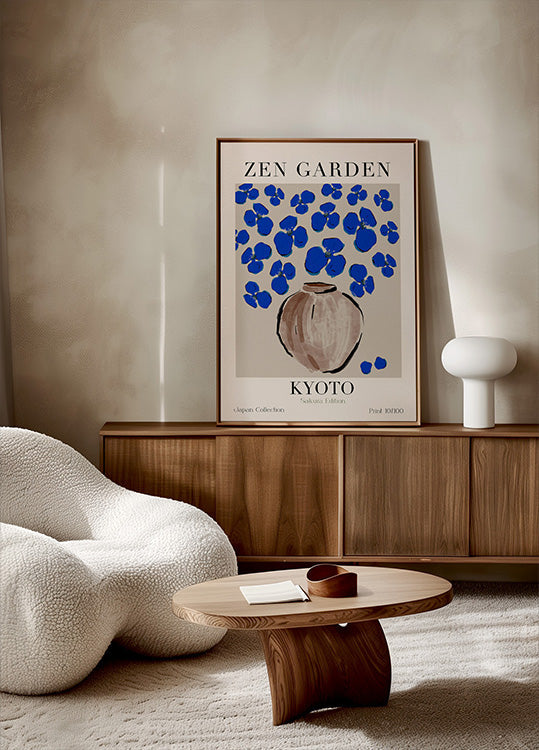 Cerulean Blossoms Plakat