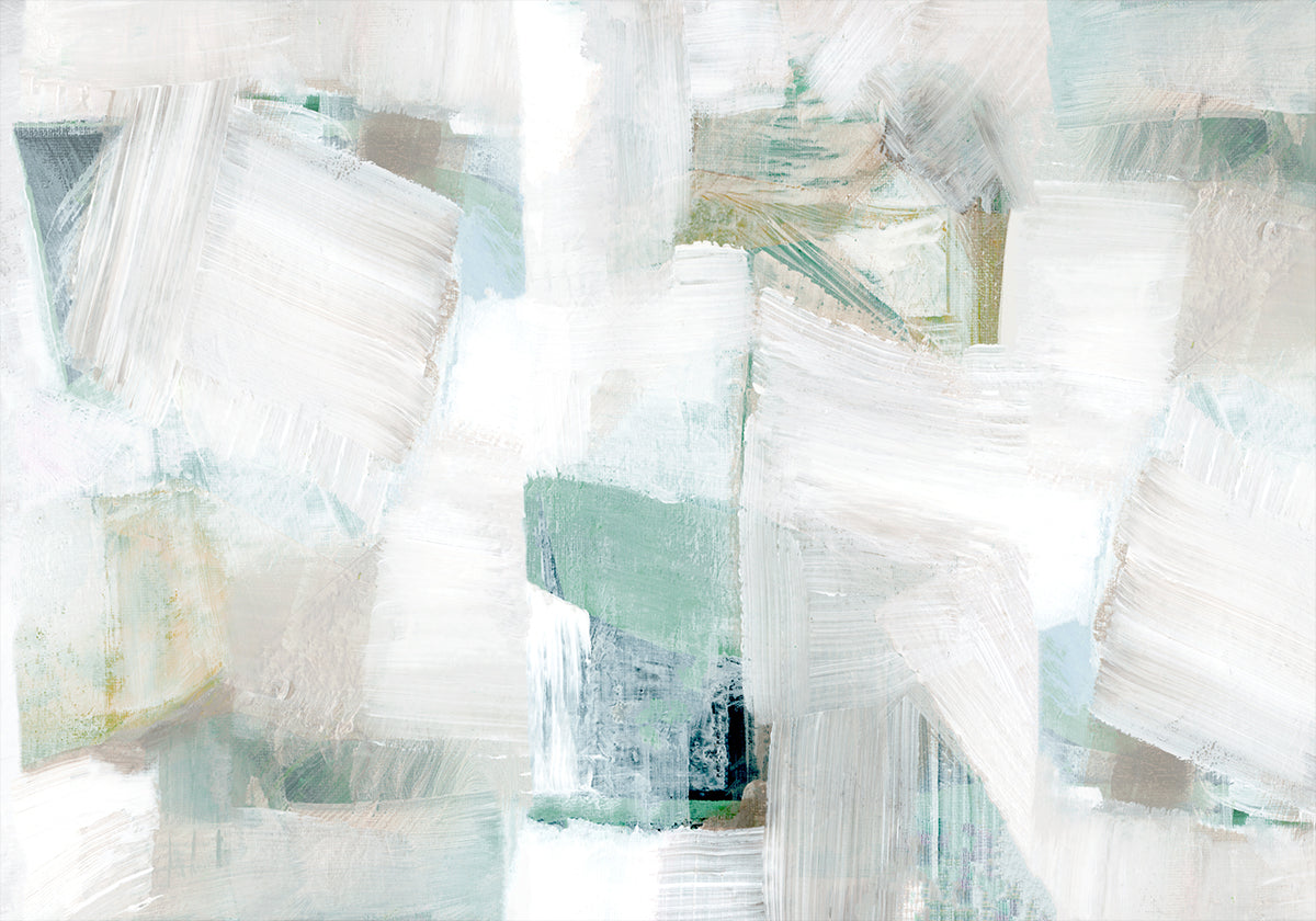 Whispers of White and Blue Plakat
