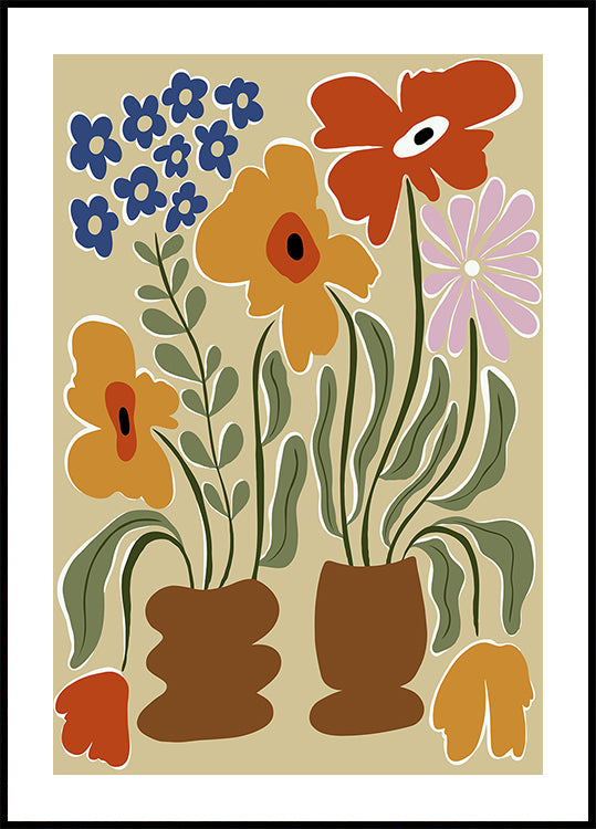 Classic Color Bloom Plakat