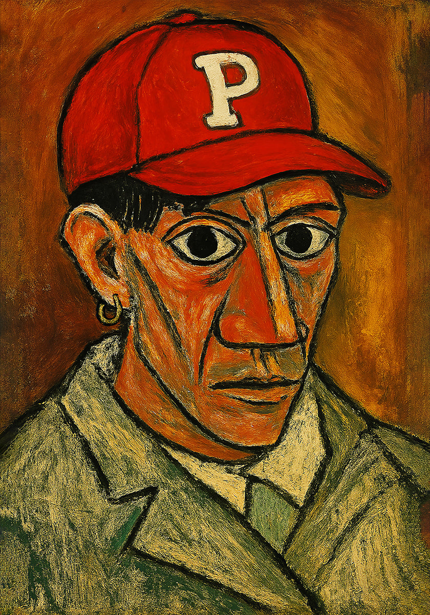 Red Cap Gaze Plakat