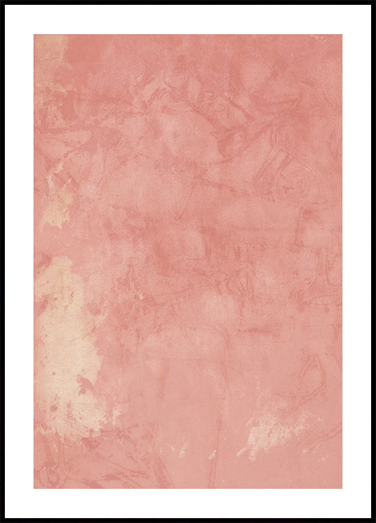Blush Pink Distressed Texture Plakat