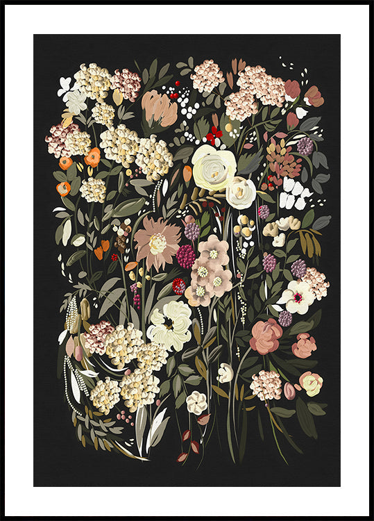 Black Bouquet Plakat