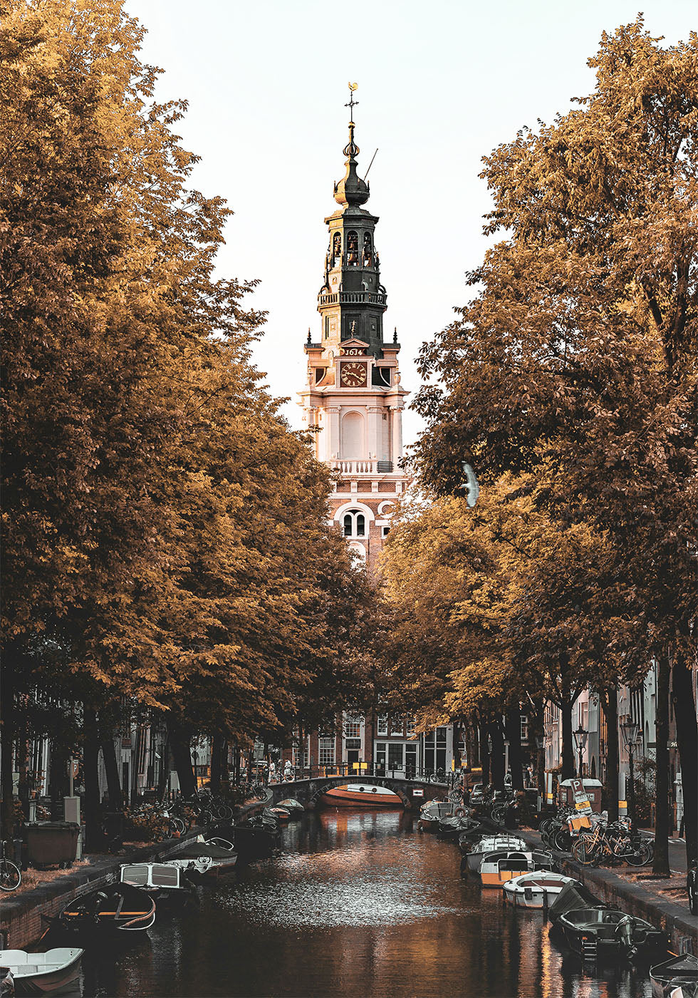 Autumn in Amsterdam Plakat