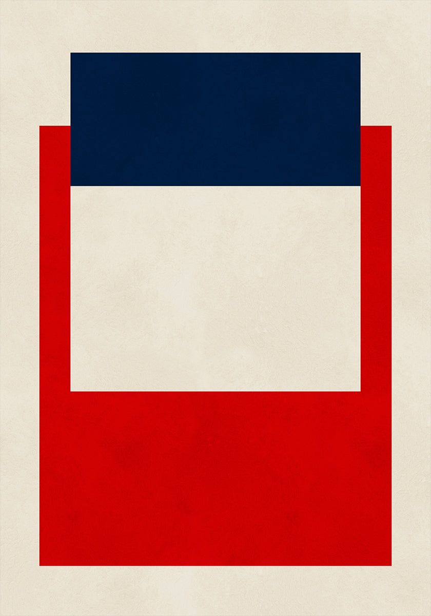 Overlapping geometry 5 Plakat
