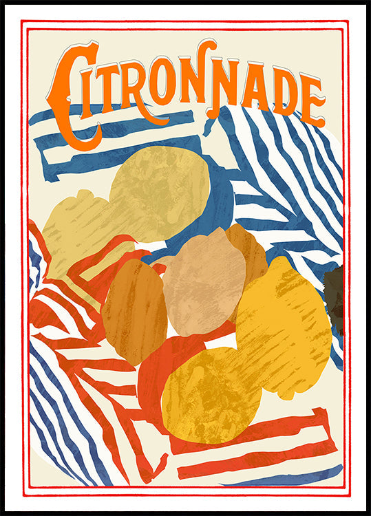 Citronnade Blue and Red Plakat