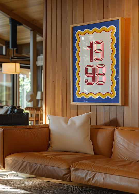 Your Year in Retro Style Personal 2 Plakat