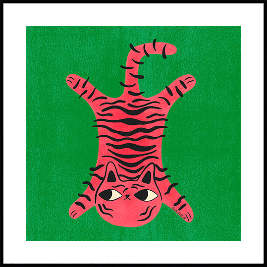 Cat Rug Plakat