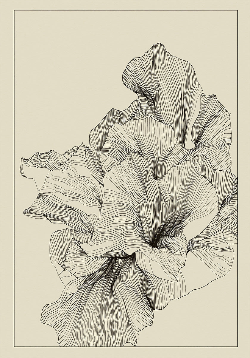 Floating coral Plakat