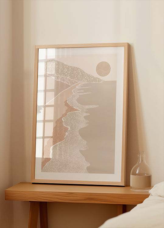Abstract Seaside Plakat