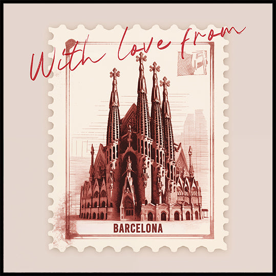 With Love From Barcelona Plakat