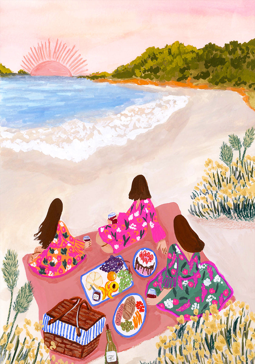 Beach Picnic Plakat