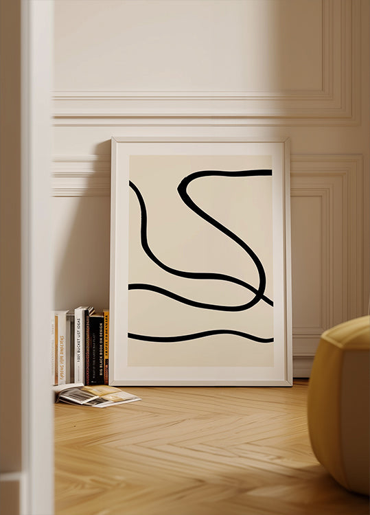 Black Lines 01 Plakat