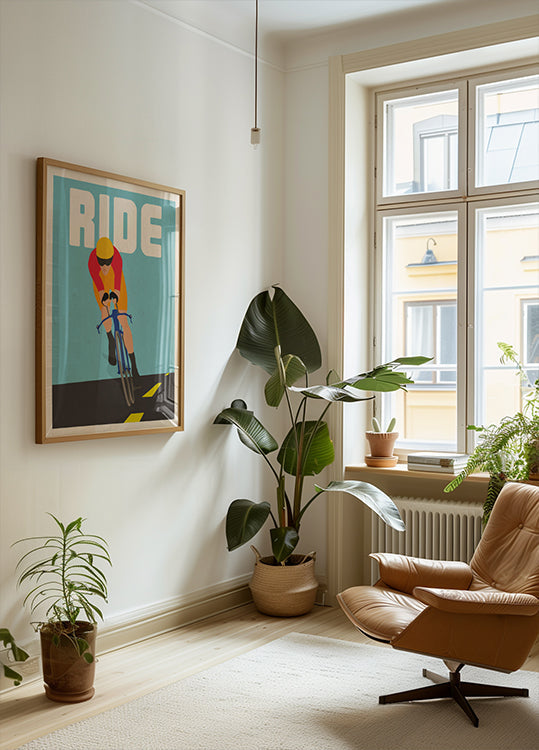Ride Art Print Plakat