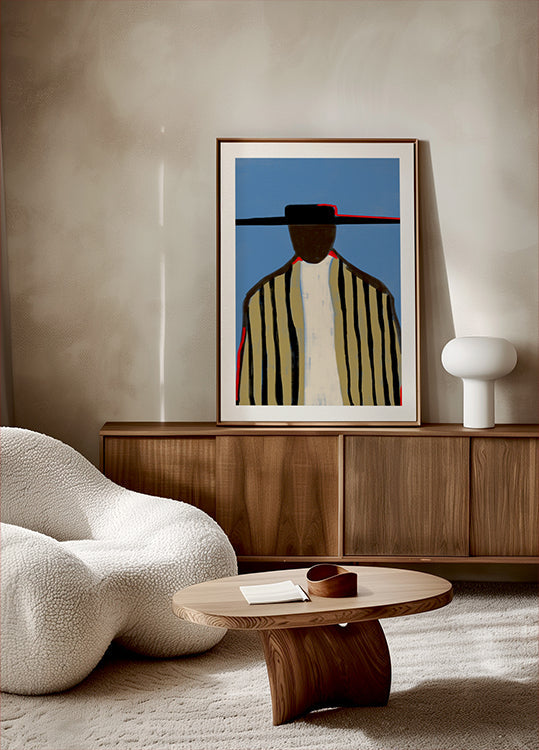 Bold Hat and Stripes New Mexico Style Plakat