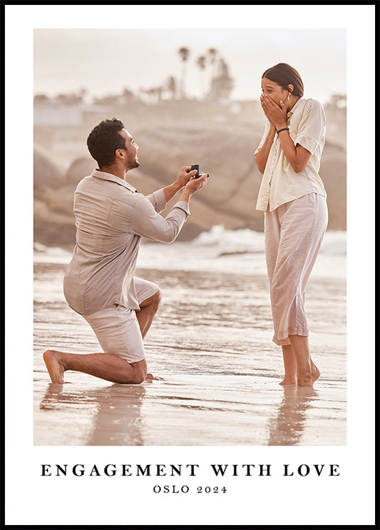 a man kneeling down to take a picture of a woman