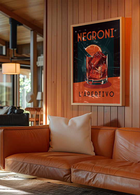 Negroni L' Apertivo Plakat