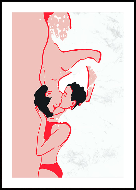 Ethereal Kiss In the Waves Plakat