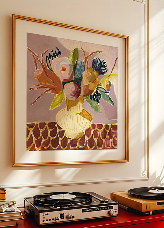 Mauve Bouquet Plakat