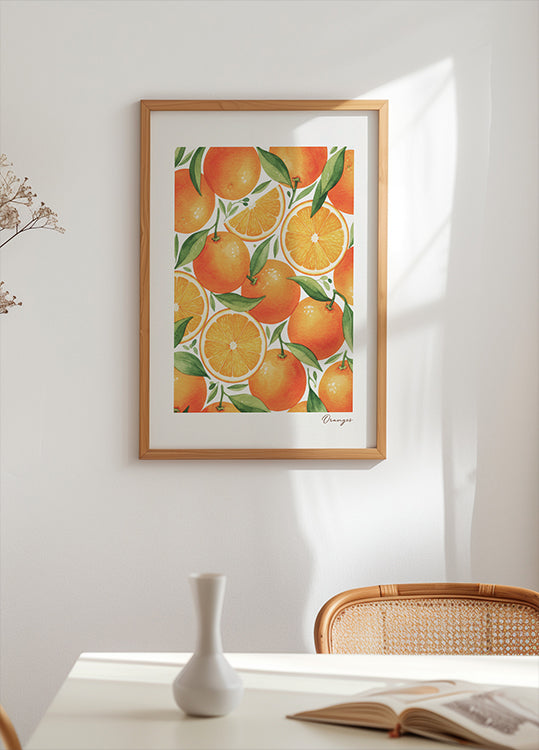 Framed Oranges Plakat