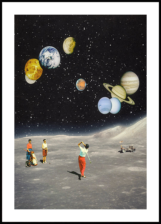 Space Golf Plakat