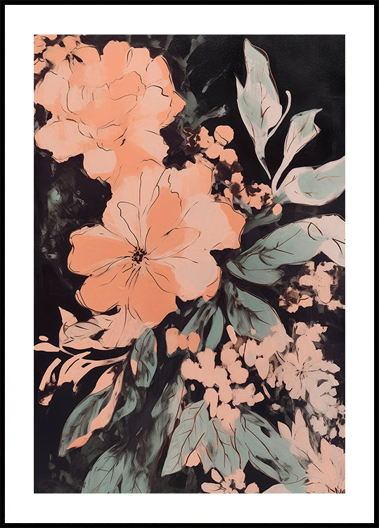 Petals in Moonlight Plakat