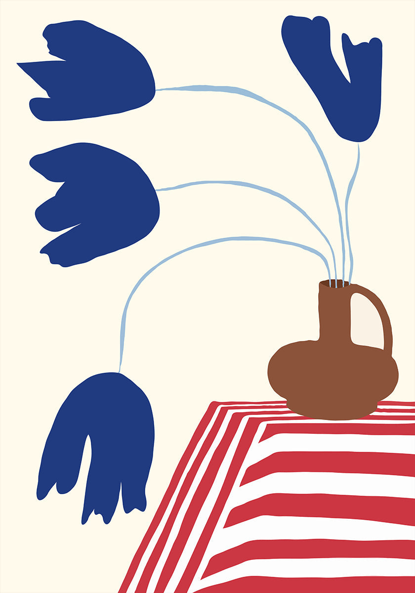 Still Life Flower Pottery Plakat