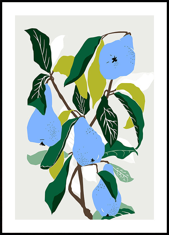 Blue Pears Plakat