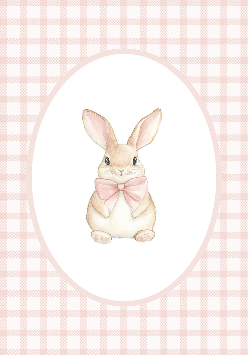 Rabbit Watercolor Plakat