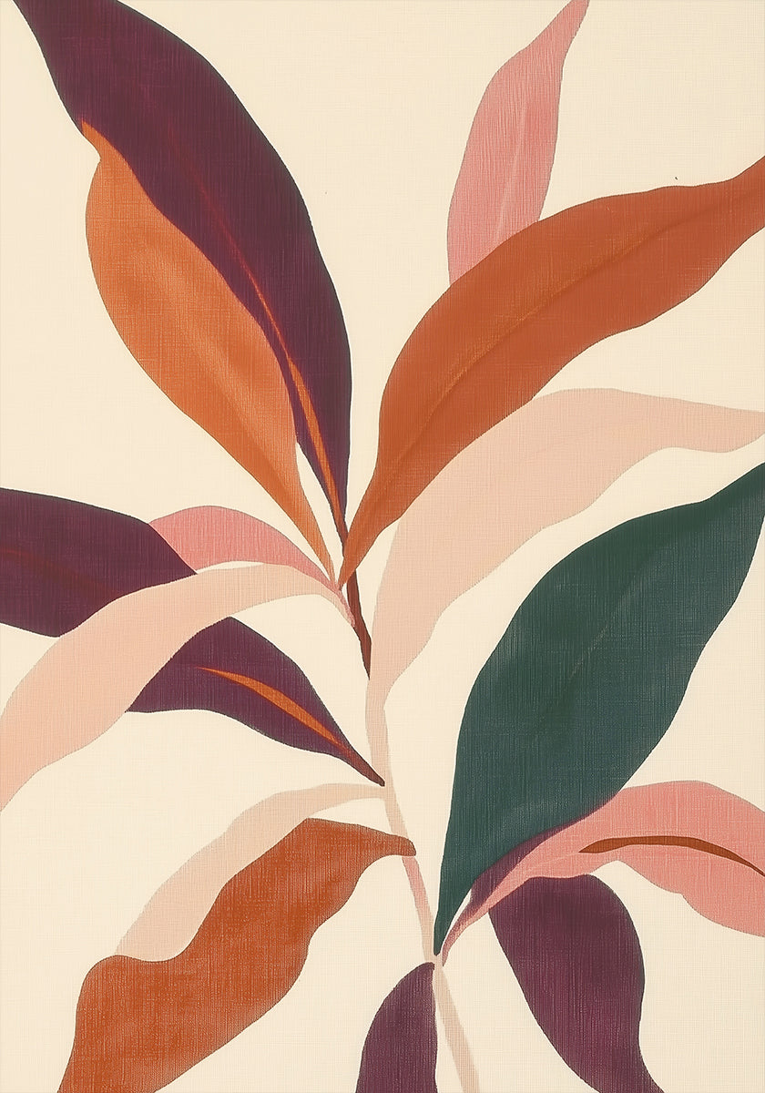Abstract Plants Plakat