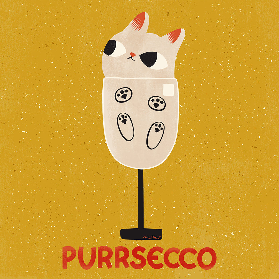 Purrsecco Plakat