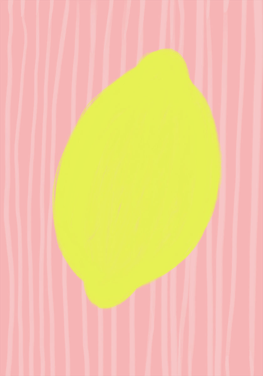 Lemon Glow Plakat