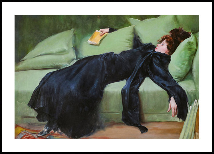 Decadent Young Woman, After the Dance Plakat