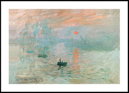 Impression Sunrise 1872 Plakat by Claude Monet