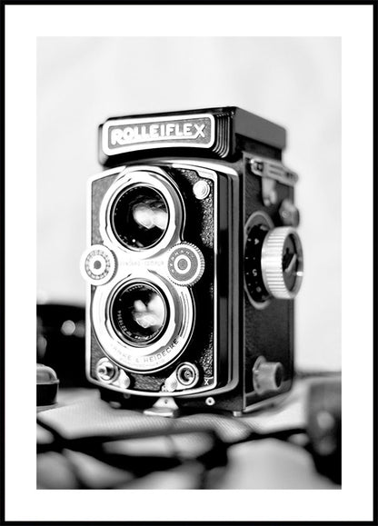 Retro Vintage Camera Plakat