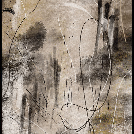 Abstract Lines and Shapes Art Plakat