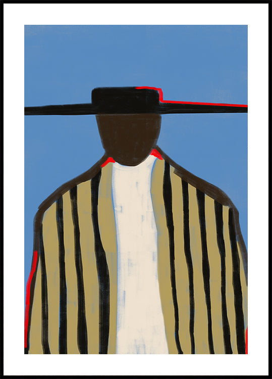 Bold Hat and Stripes New Mexico Style Plakat