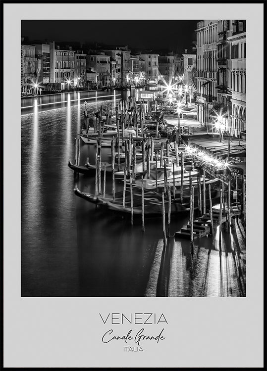 In focus: VENICE View from Rialto Bridge Plakat