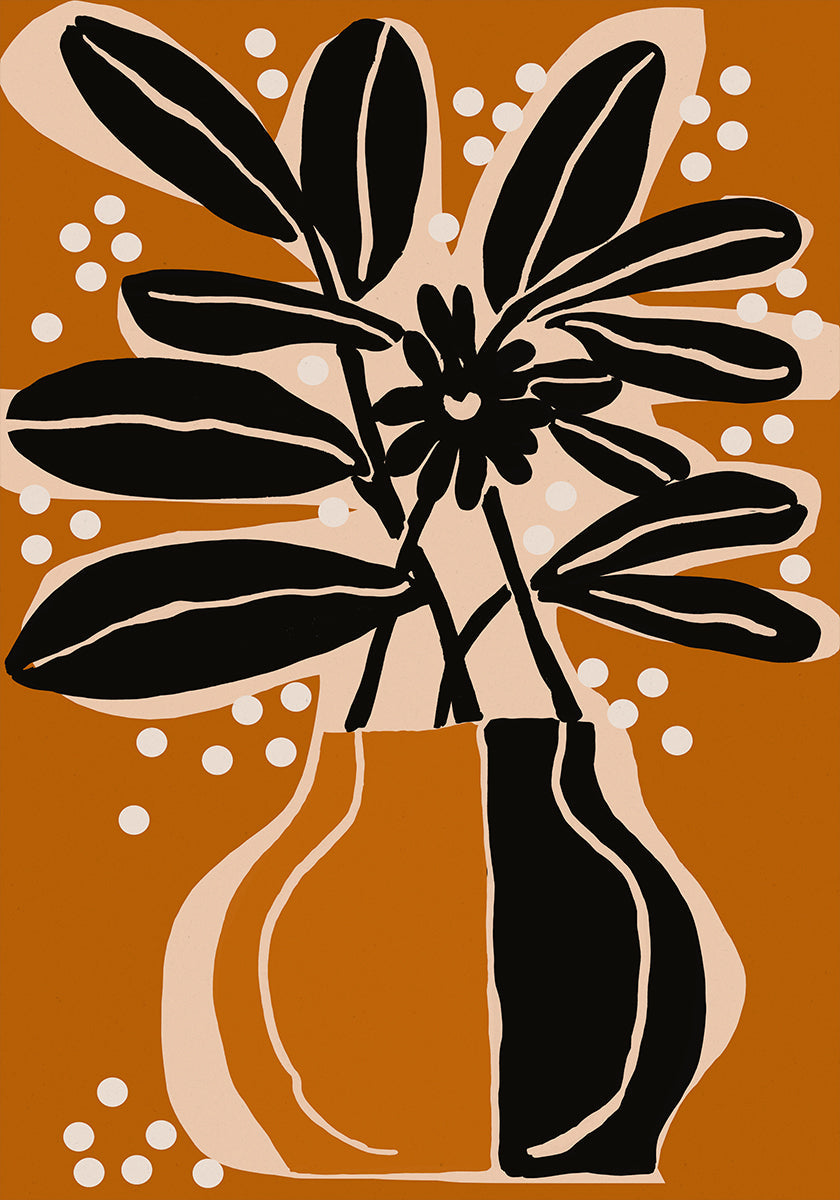 Ochre still life no6 Plakat