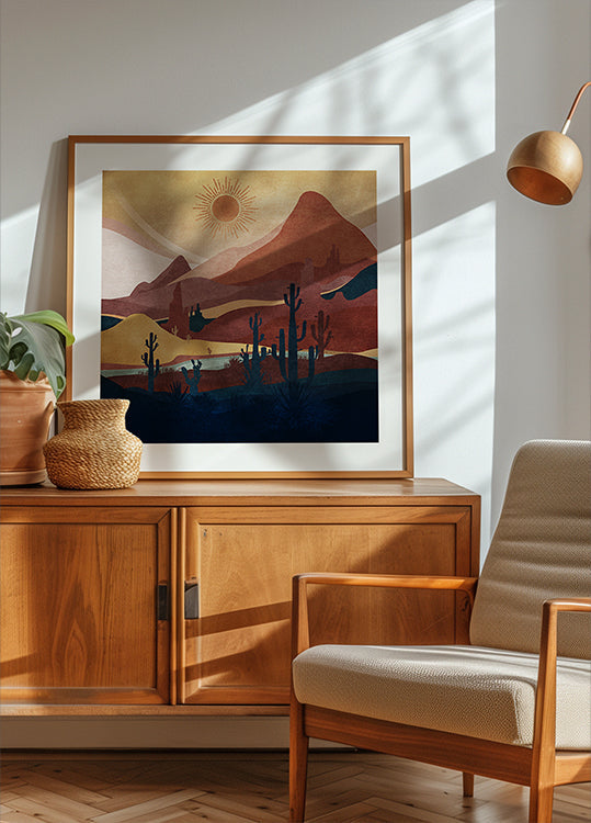 Desert Sunrise Bliss Plakat