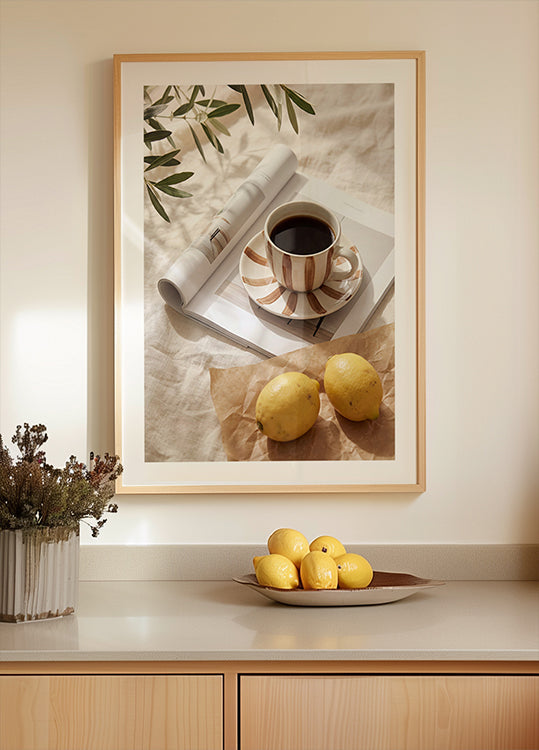 Coffee and Lemons Plakat