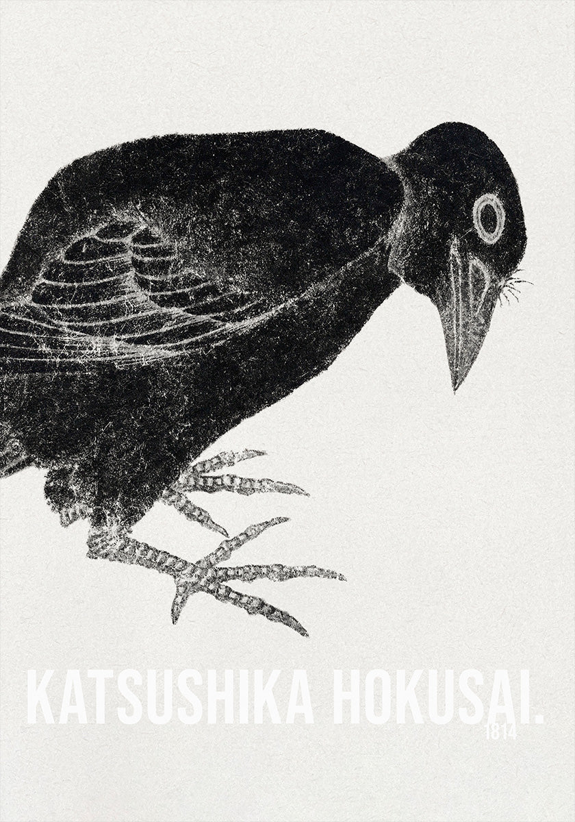 Katsushika Hokusai's Bird 1814 Plakat